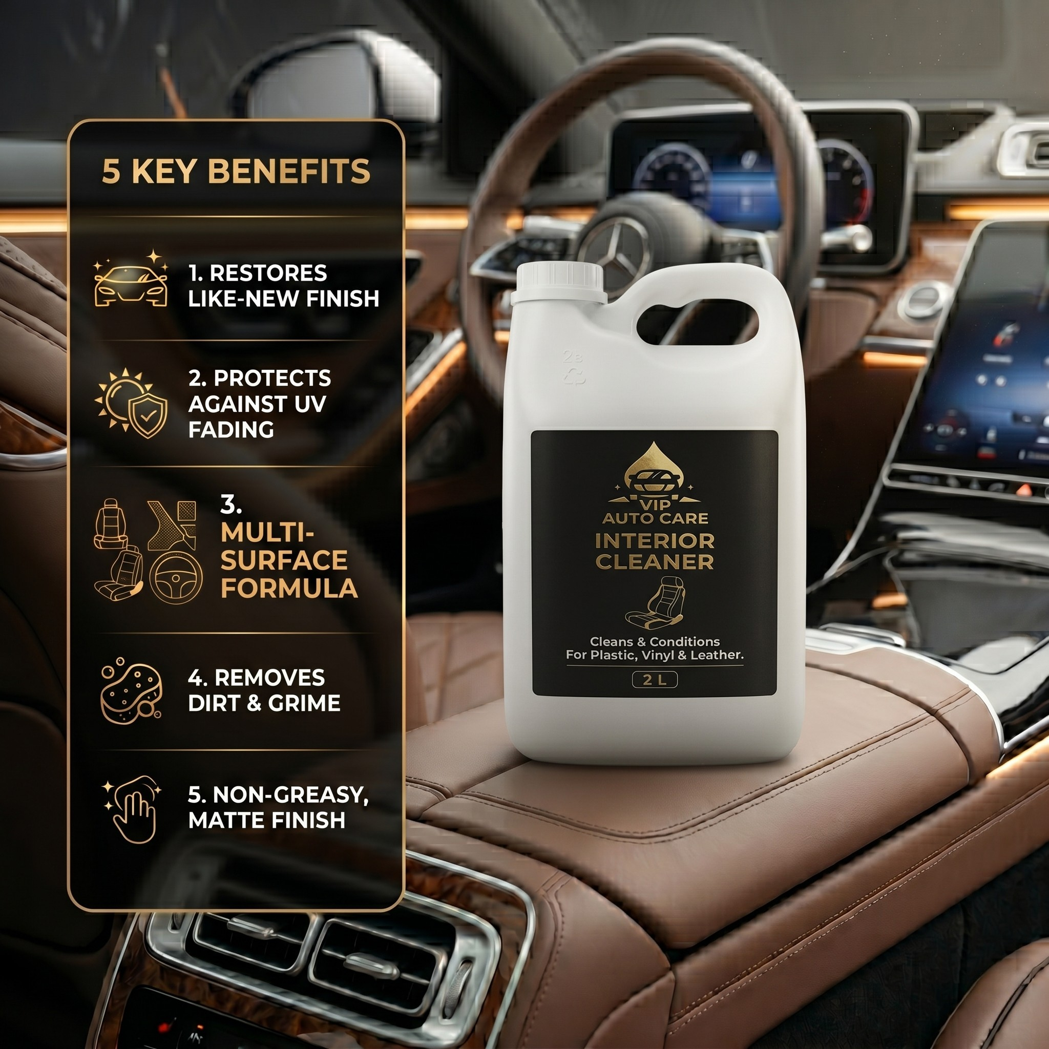 Luxury Interior Detailer - Deep Clean | Fresh Finish (2L)