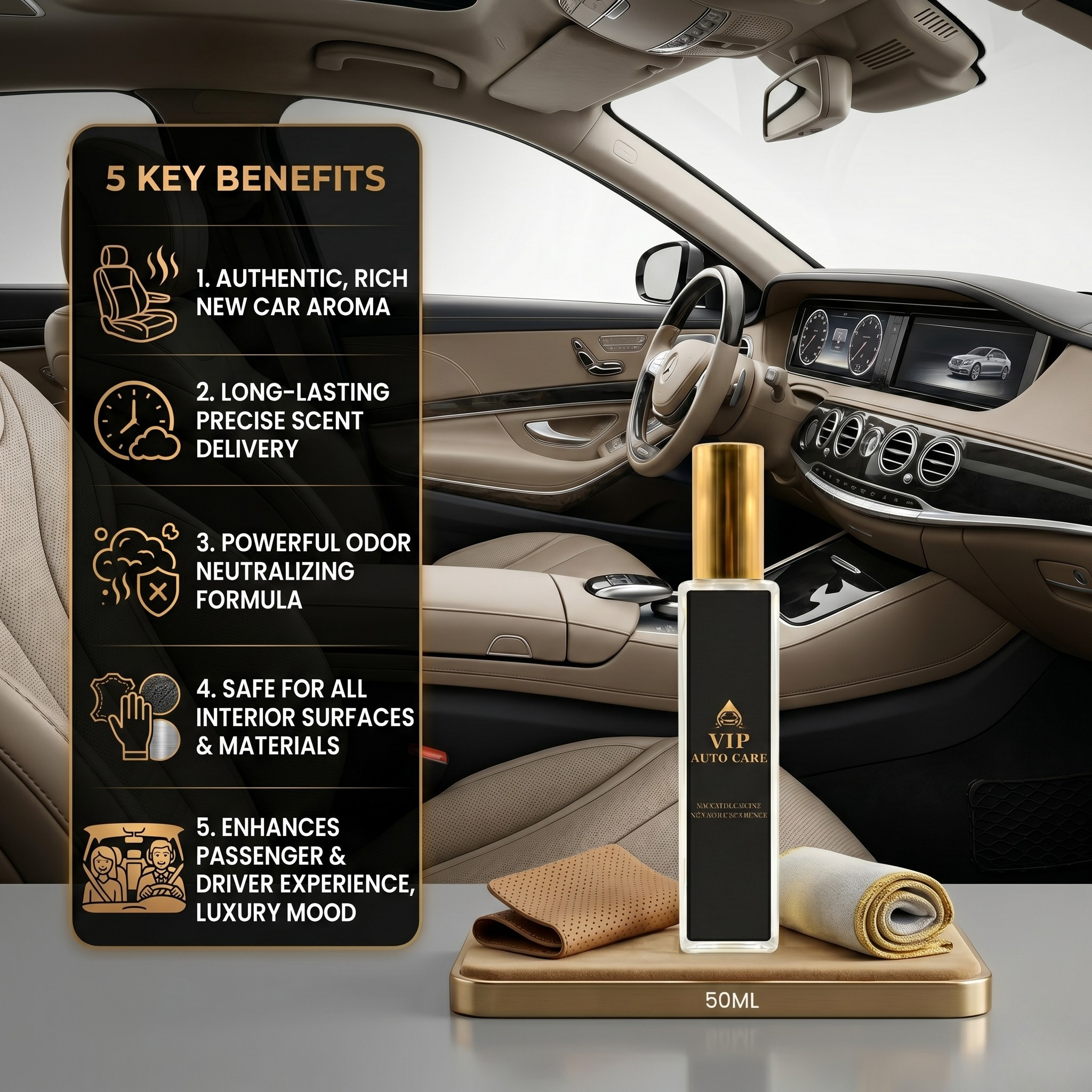 New Experience Fragrance Spray - Premium Interior Scent (50ml)