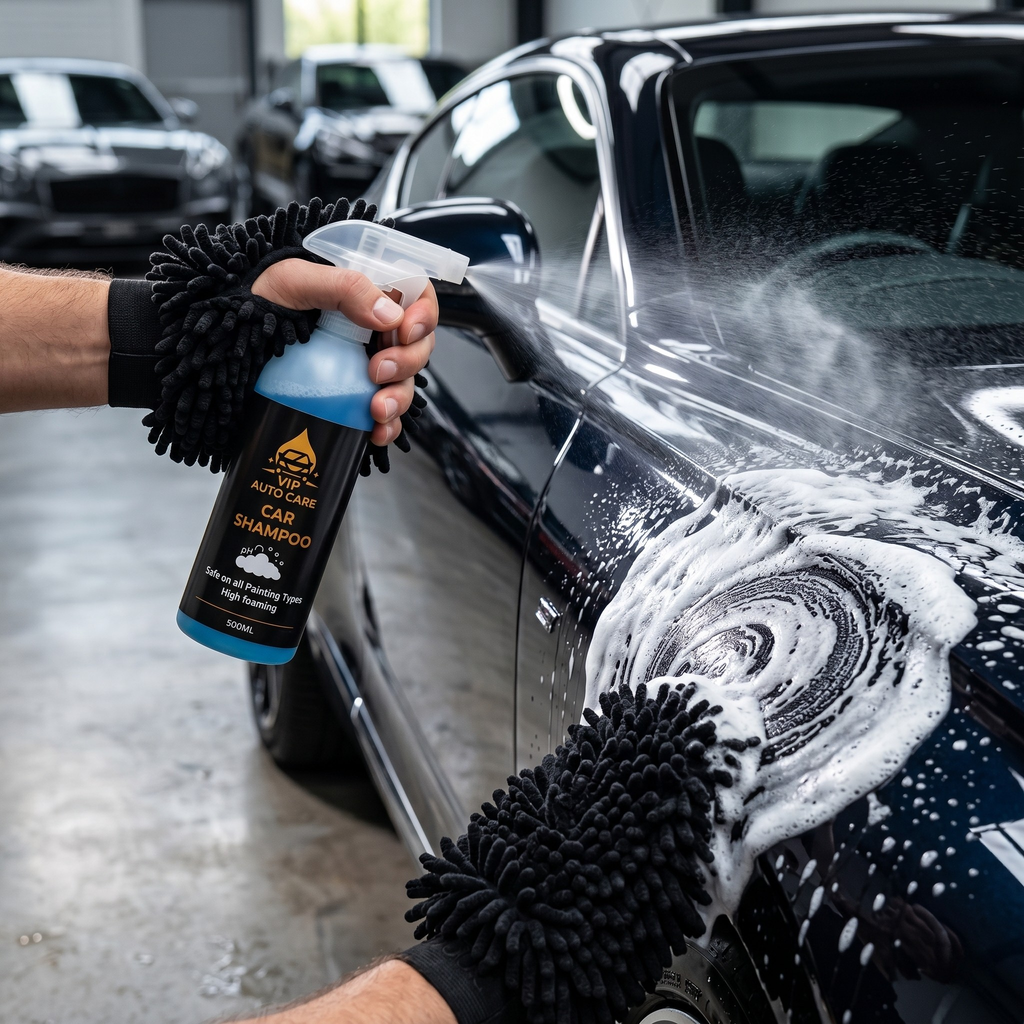 Luxury Car Shampoo - High Foam Wash | Gloss Boost Finish (500ml)