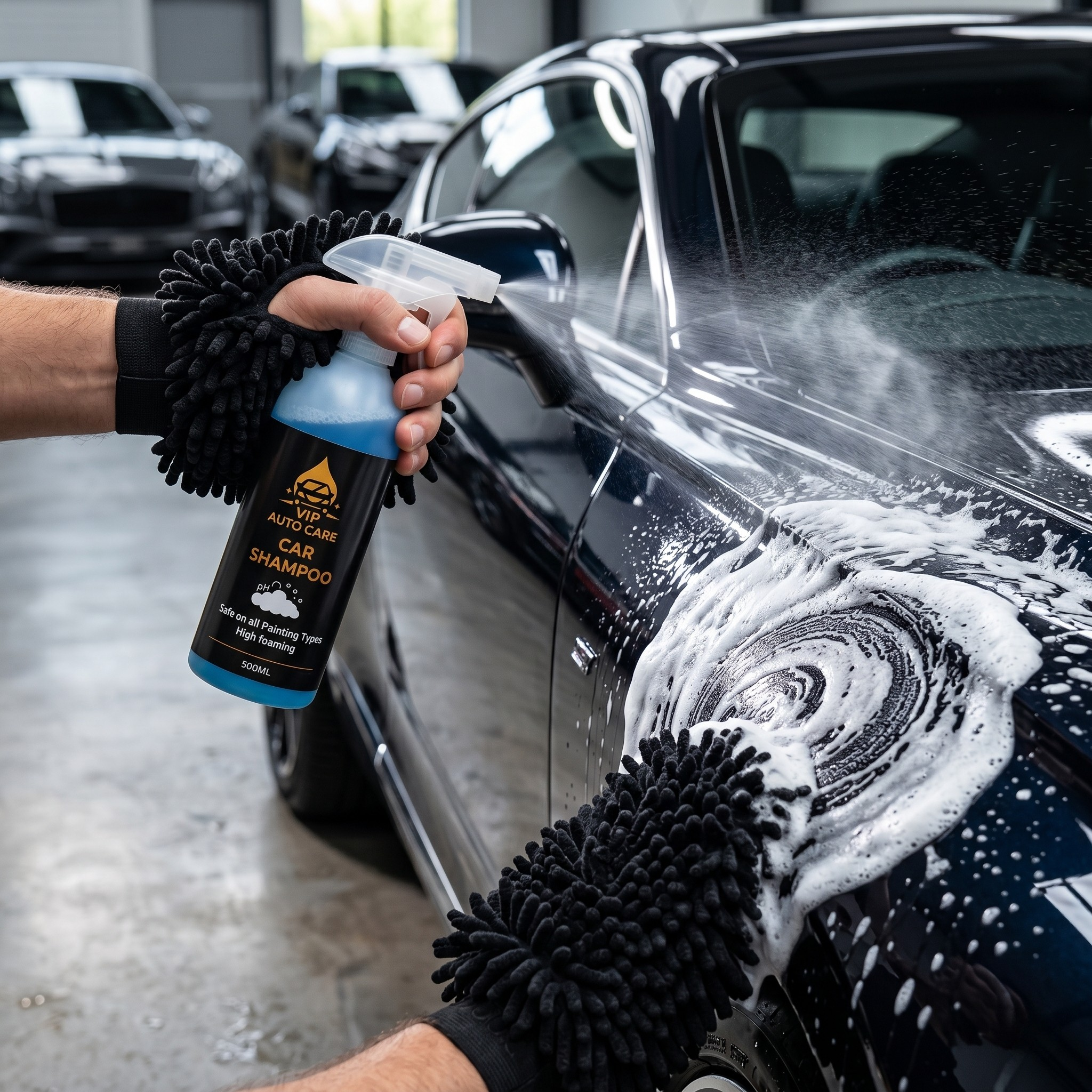 Luxury Car Shampoo - High Foam Wash | Gloss Boost Finish (500ml)