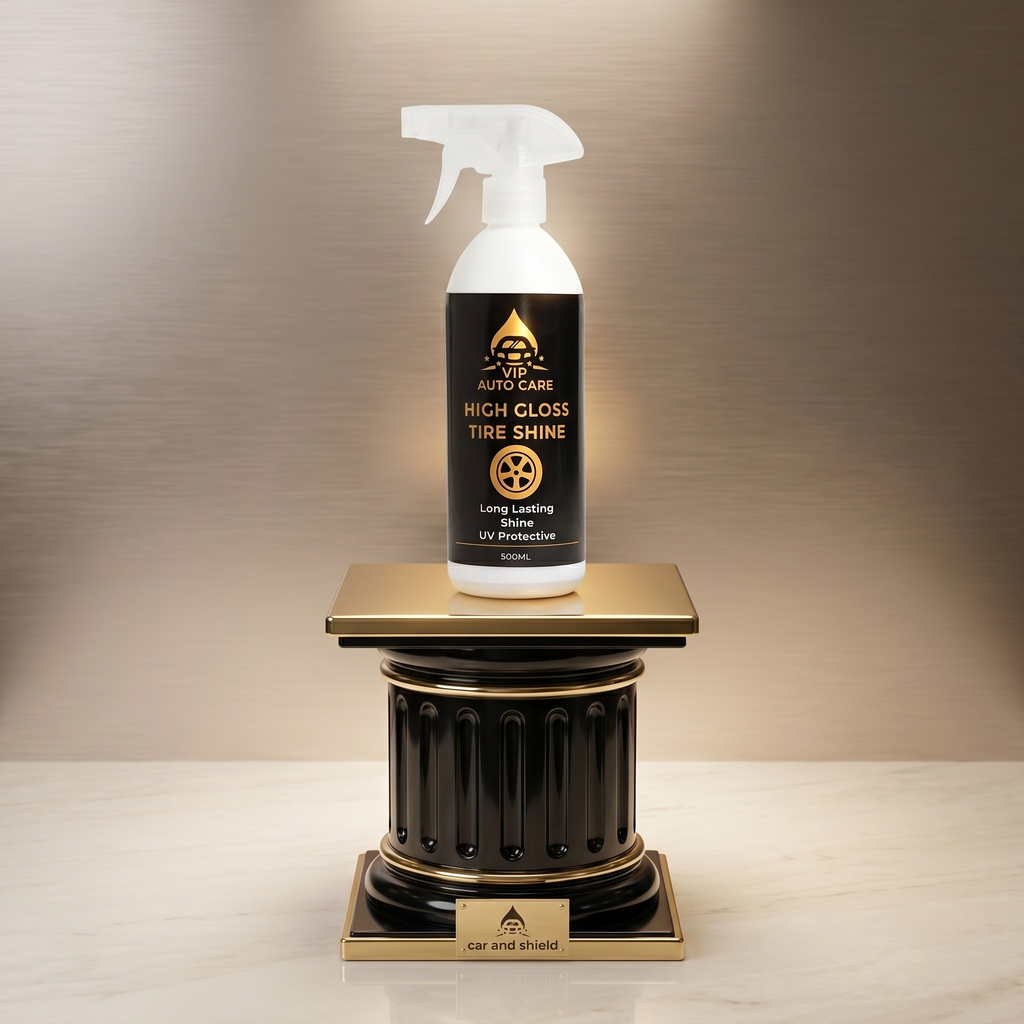 High Gloss Tyre Shine - Deep Wet Black Finish + UV Protect (500ml)